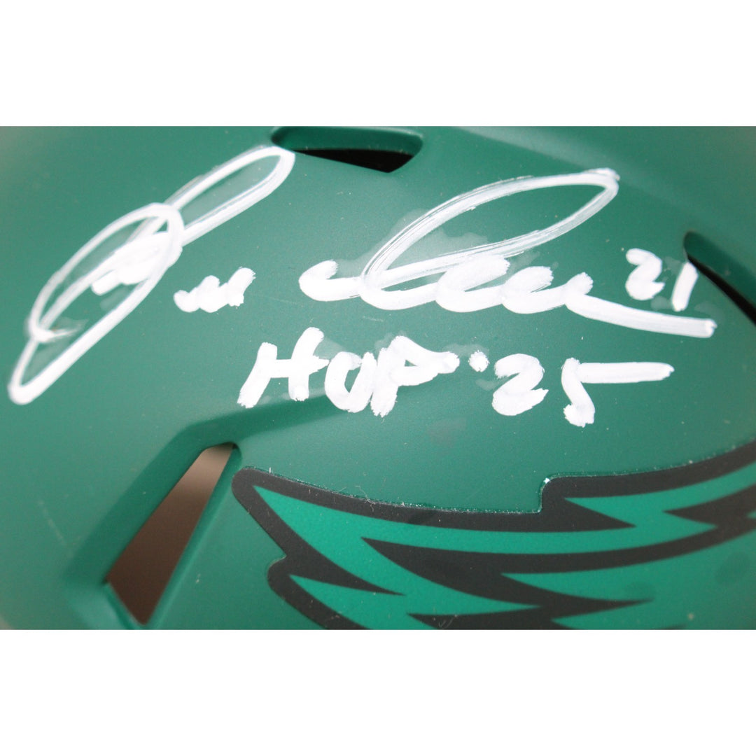 Eric Allen Autographed Philadelphia Eagles Rave Mini Helmet HOF Beckett W 53598