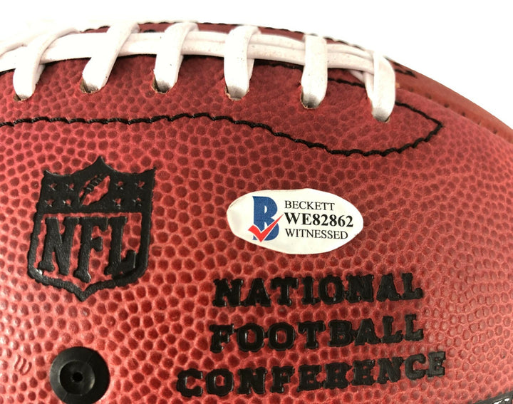 Drew Brees Autographed Football Saints BAS COA Signed