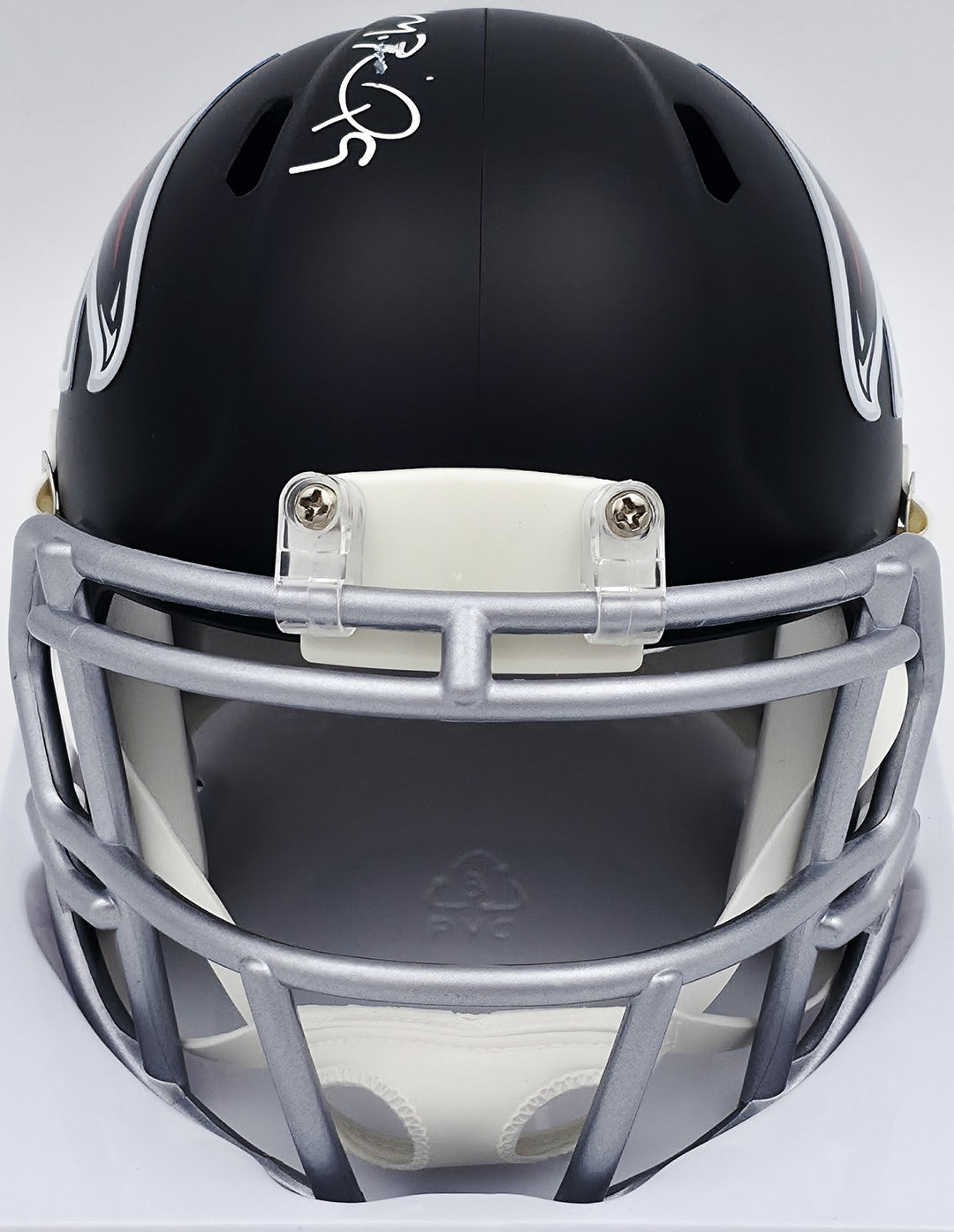 Michael Penix Jr. Signed Falcons Black Speed Mini Helmet Beckett Wit #2W906732