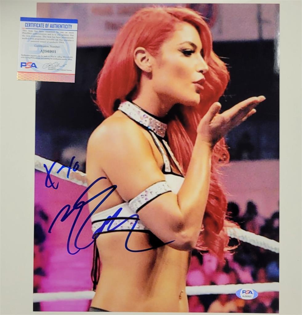 Eva Marie signed 11x14 photo autograph WWE Wrestling Diva ~ PSA/DNA COA