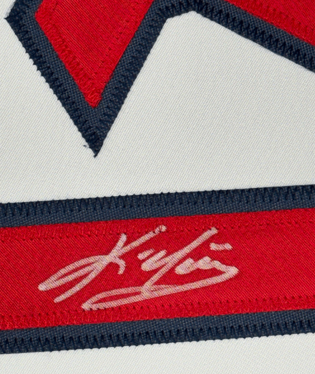 FRAMED Signed KEVIN YOUKILIS 35x39 Boston White Jersey JSA COA Auto