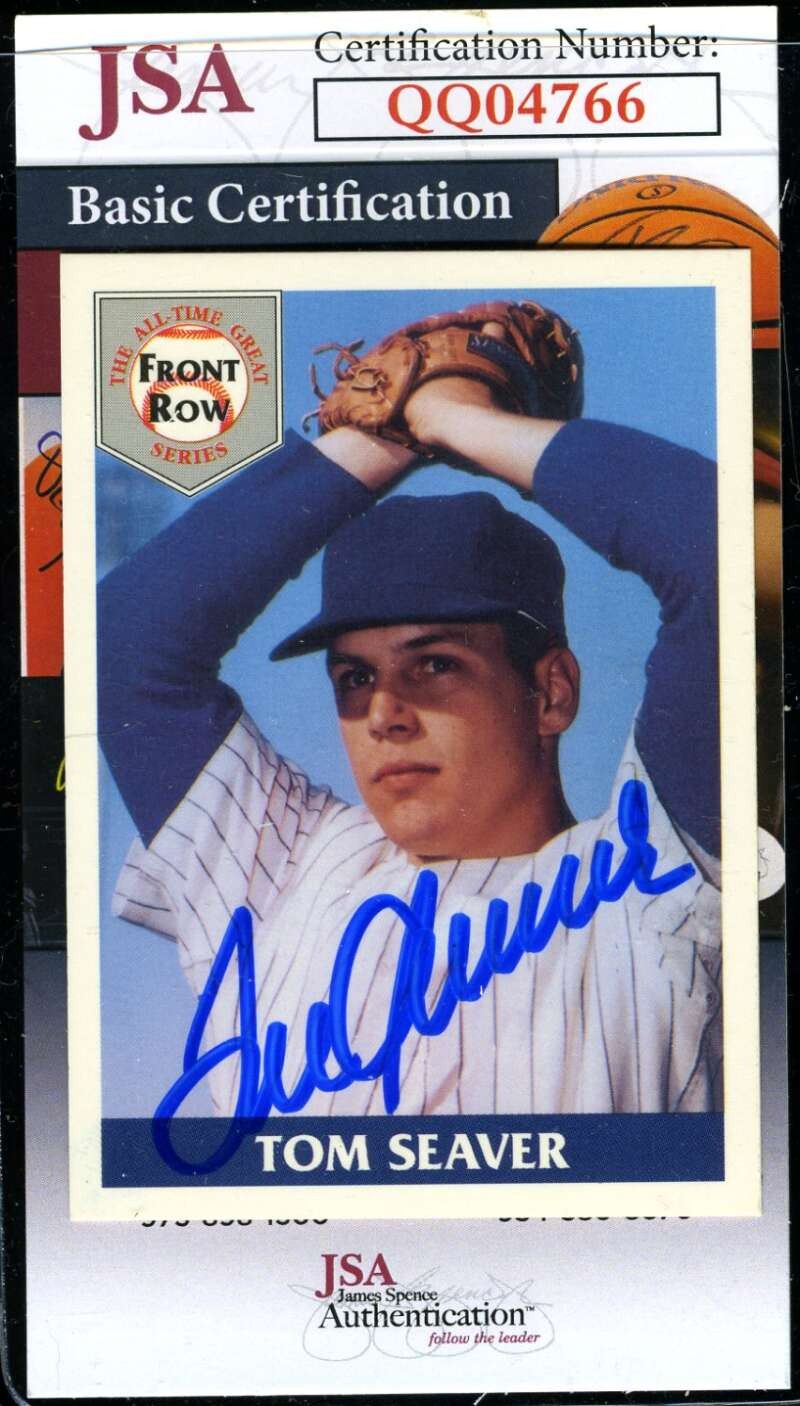 Tom Seaver JSA Coa Autograph 1992 Front Row Signed