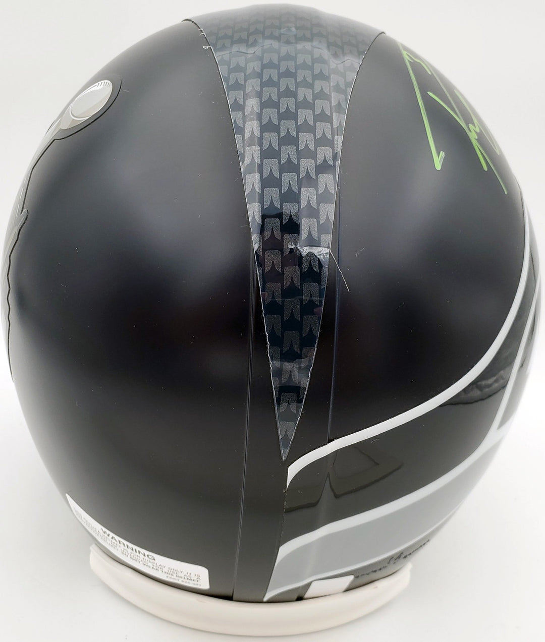 Russell Wilson Signed Seahawks SB Full Size Replica Helmet In Green RW Holo