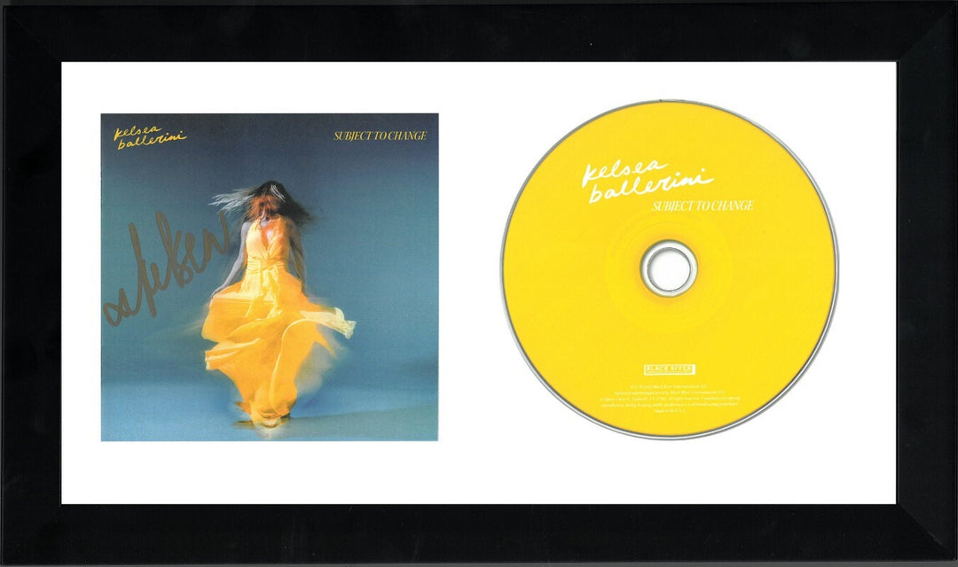Kelsea Ballerini signed 2022 Subject To Change Album Cover Booklet/CD Framed COA
