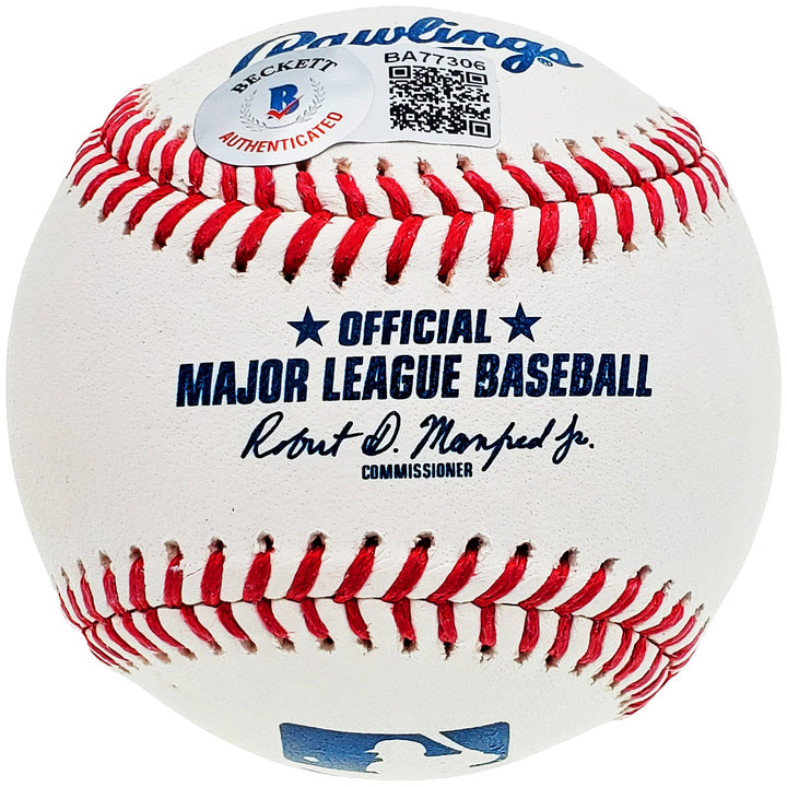 Rich "Goose" Gossage Signed MLB Baseball St. Louis Cardinals 6 Stats Beckett