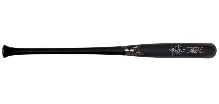 Fernando Tatis Jr Auto Matte Black Victus Player Model Bat Padres Marks Beckett