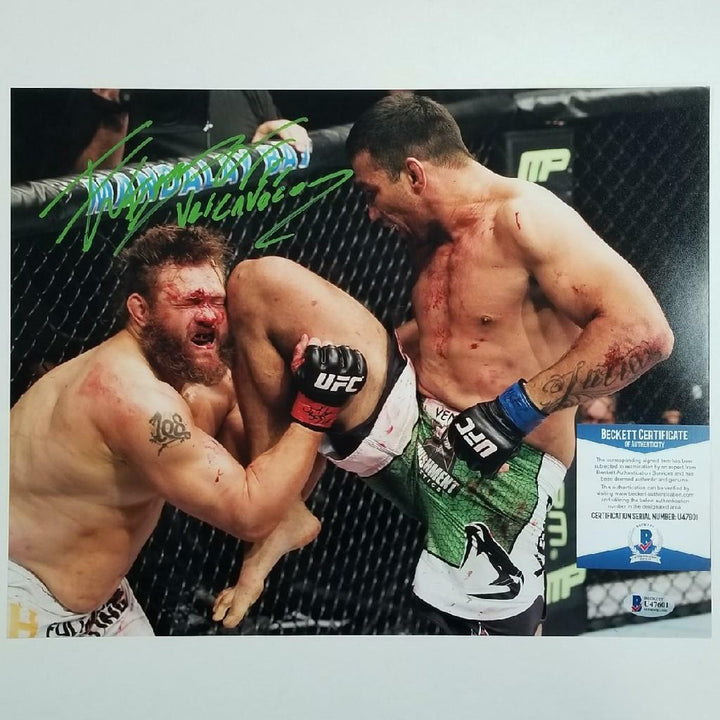Fabricio Werdum signed 11x14 Photo UFC MMA Autograph (C) ~ Beckett BAS COA