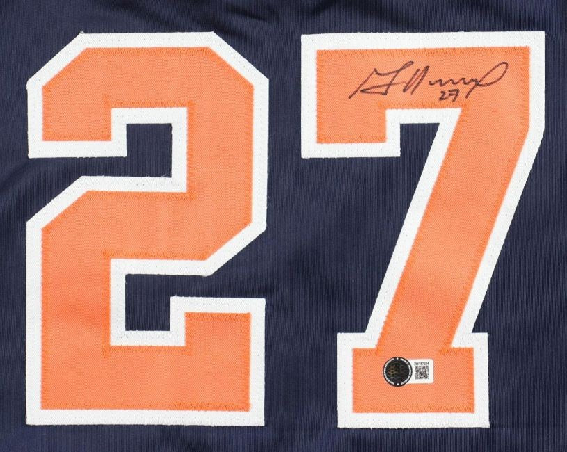 Jose Altuve Houston Signed Navy Baseball Jersey BAS