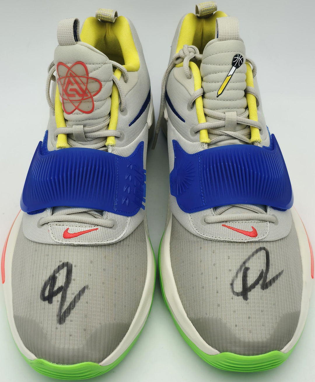 Giannis Antetokounmpo Auto Signed Nike Zoom Freak 3 Shoes Bucks Size 17 Beckett