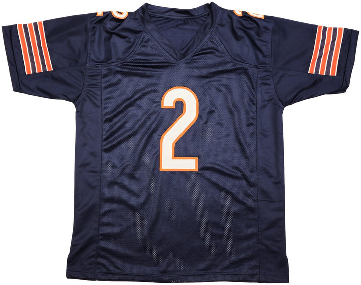 Chicago Bears DJ Moore Autographed Signed Blue Jersey Beckett BAS Witness