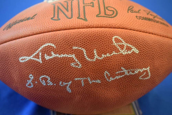 Johnny Unitas PSA DNA Autograph Official NFL Signed Football Qb Of The Century