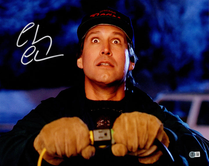Chevy Chase Signed 16x20 Photo Vacation Clark Griswold Beckett BAS Witness
