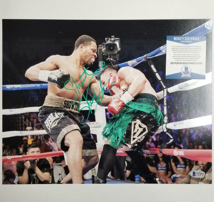 Shawn Porter signed Showtime 11x14 Photo WBC Boxing Autograph ~ Beckett BAS COA