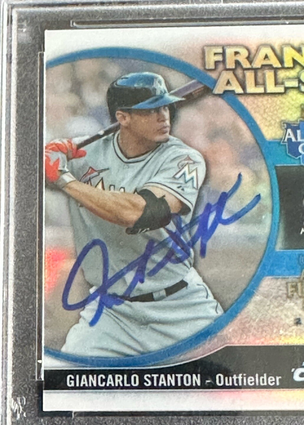 2012 Bowman Chrome All Stars Jose Fernandez Giancarlo Stanton Auto Psa Coa 1/1 ?