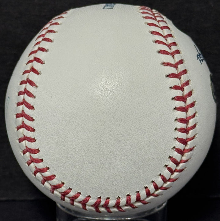Joe Girardi Signed 2009 Inaugural Logo Baseball Auto MLB Holo Steiner COA WS
