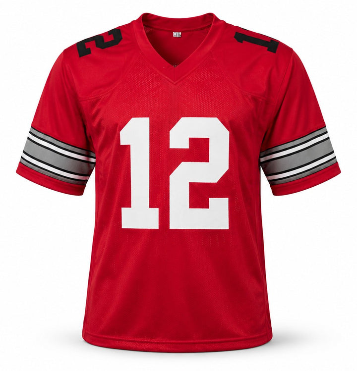 Ohio State Buckeyes Cardale Jones Signed Red Jersey JSA