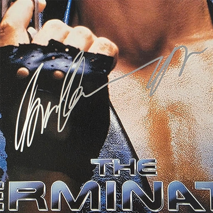 Arnold Schwarzenegger signed The Terminator 11x14 Photo autograph ~ JSA