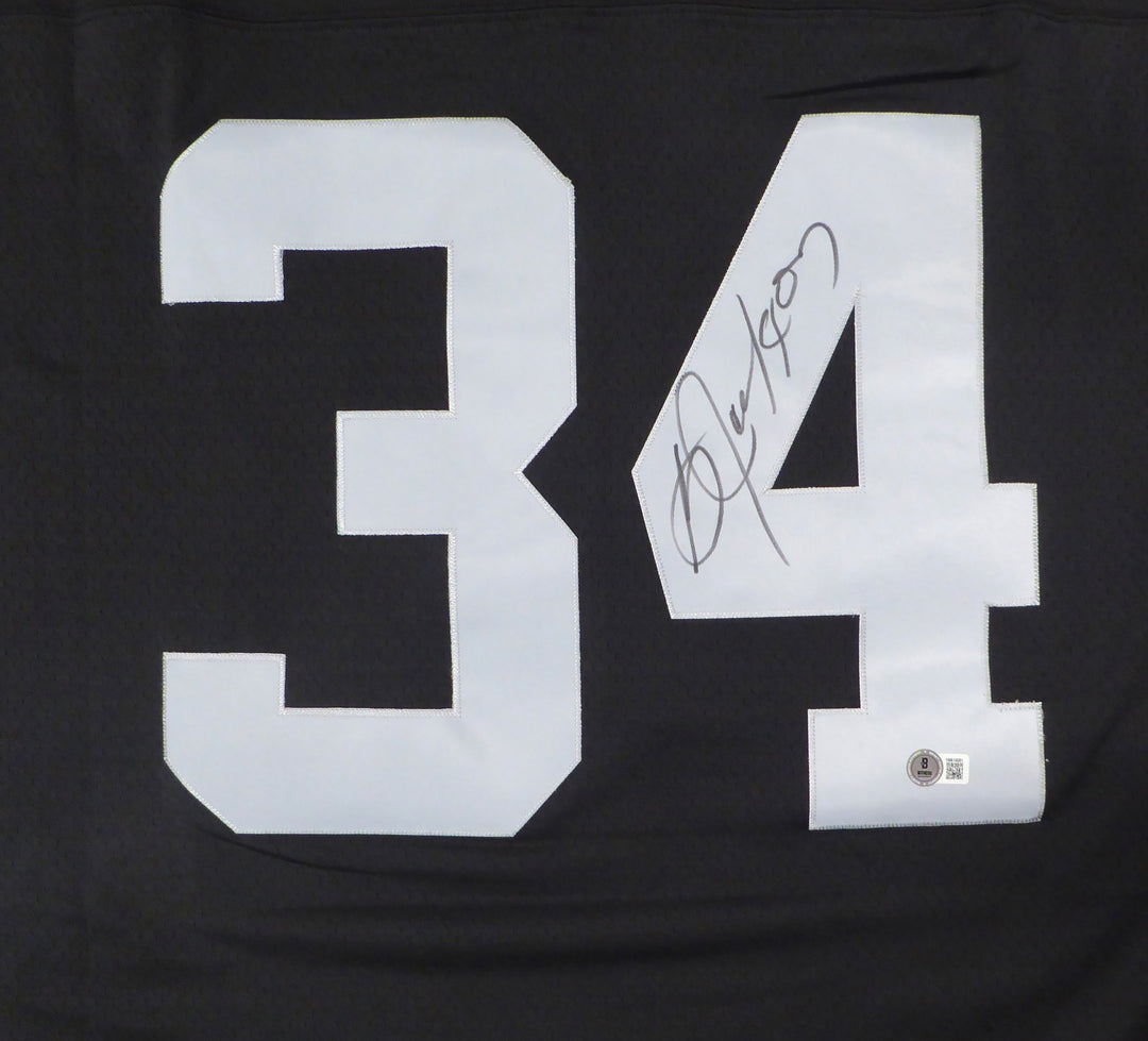 Raiders Bo Jackson Auto Black Authentic Mitchell & Ness Jersey Beckett #1W615081