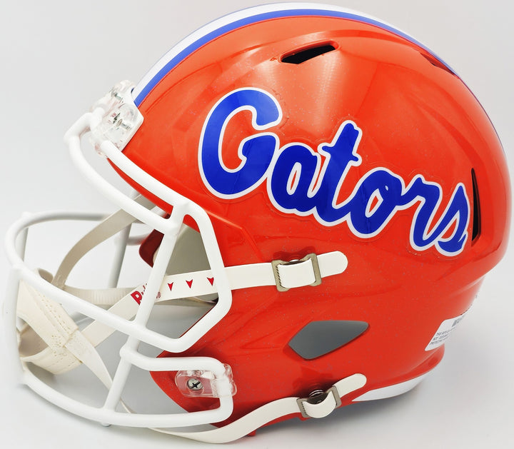 Steve Spurrier Auto Florida Gators Orange Full Size Speed Replica Helmet Beckett