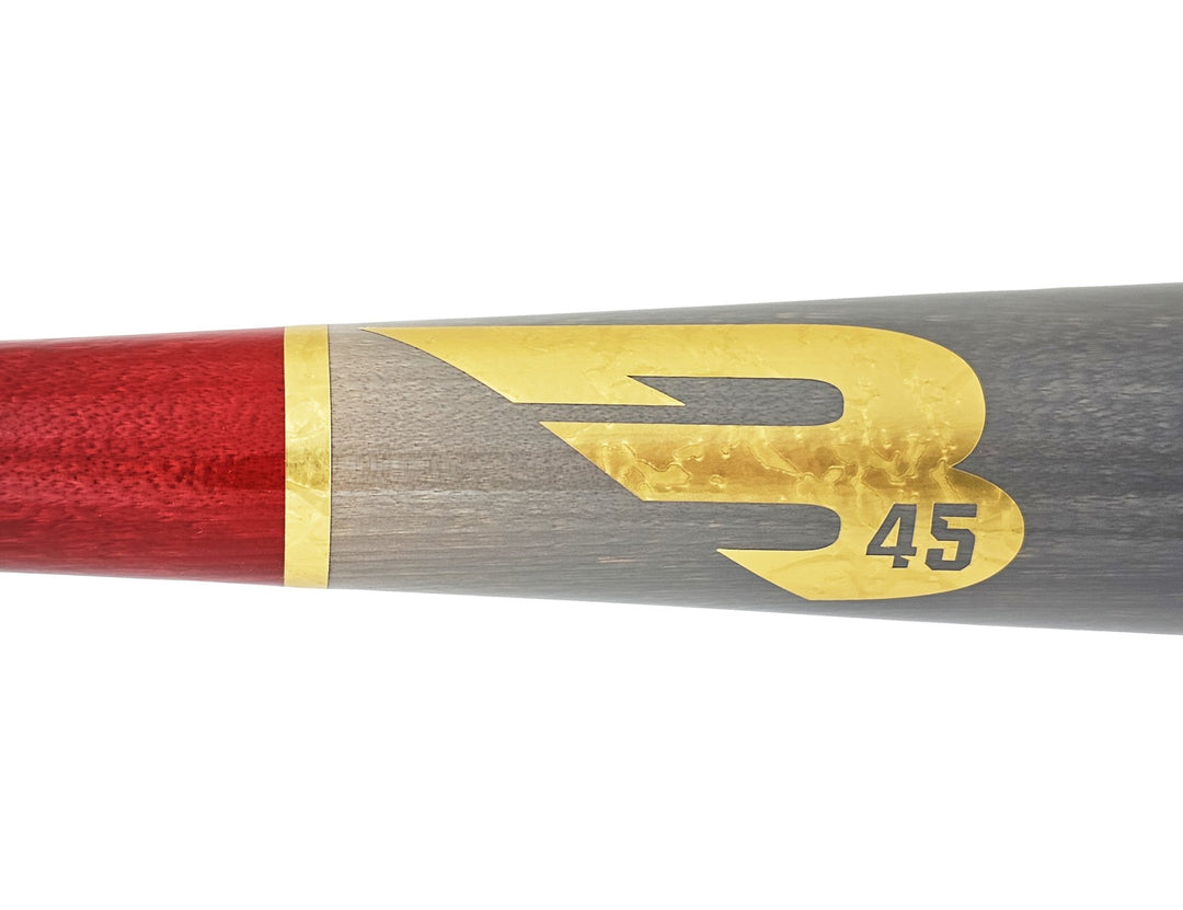 Elly De La Cruz Auto Gray B45 Player Model Bat Reds MLB Debut 6/6/23 Beckett Wit