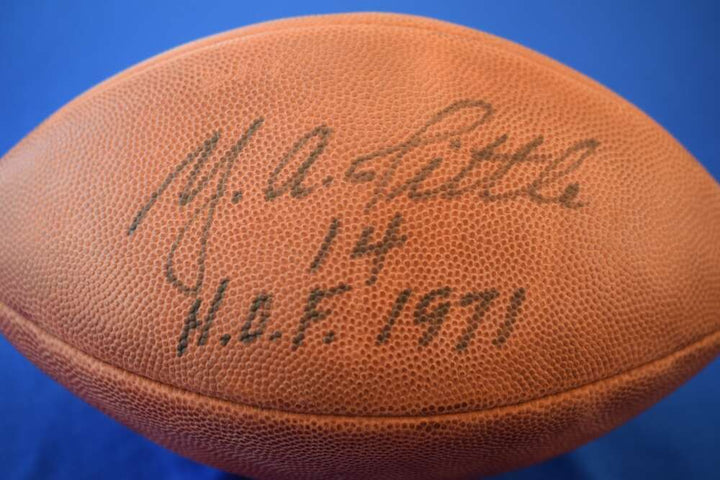 Y.A. Tittle PSA DNA Autograph Official NFL Signed Football HOF 1971