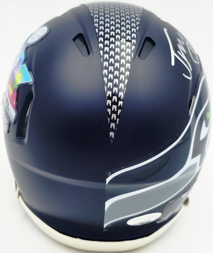 Jason Myers Signed Seahawks SB LX Champions Speed Mini Helmet MCS COA