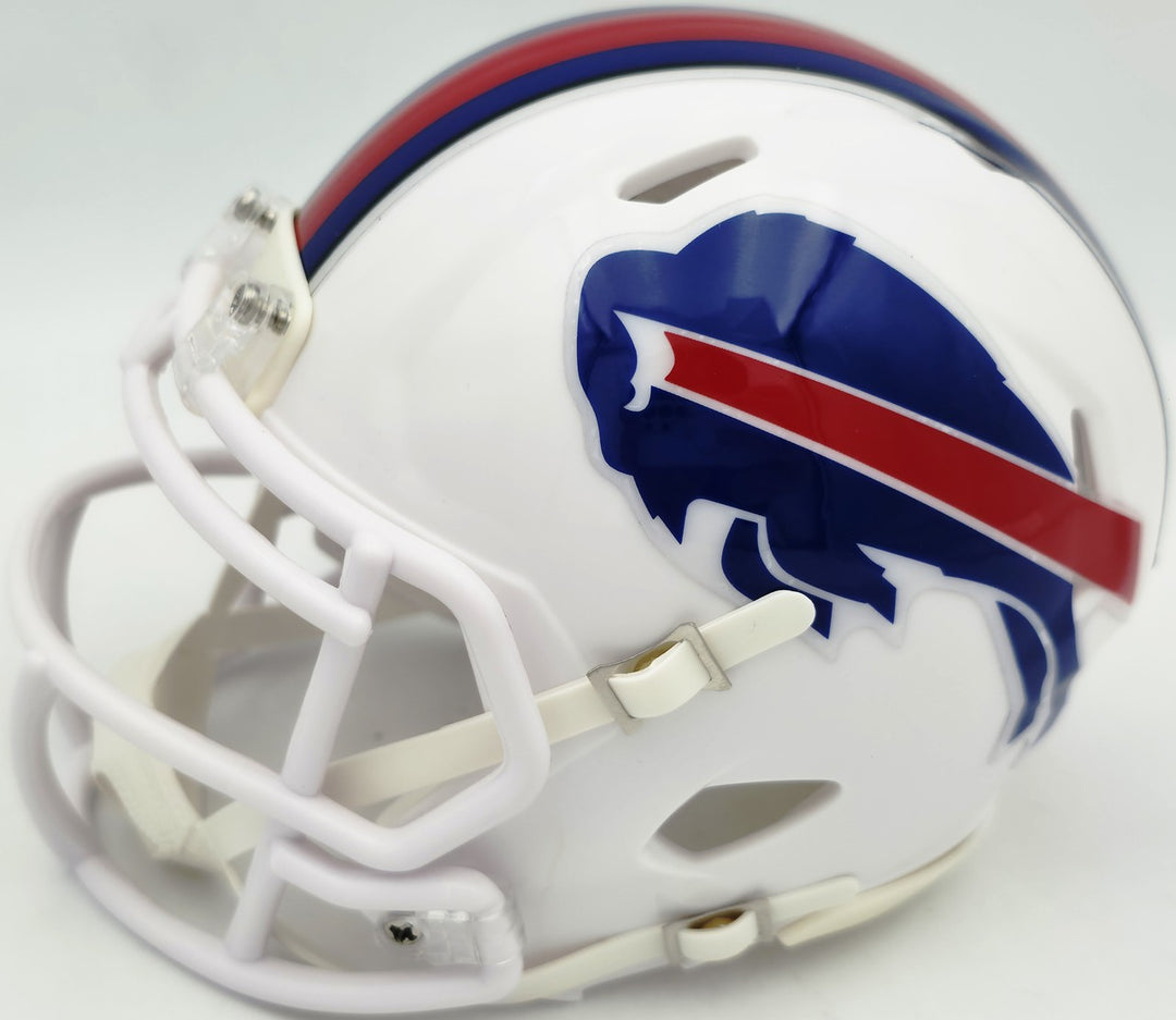LeSean McCoy Signed Buffalo Bills White Speed Mini Helmet JSA Witness