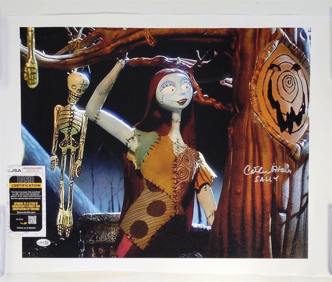 Catherine O'Hara signed Sally Nightmare Before Christmas 16x20 Canvas Photo JSA