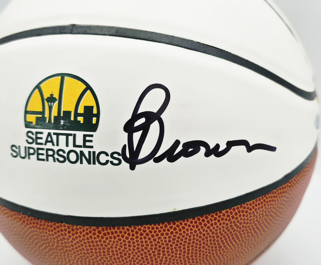 Downtown Fred Brown Auto 1978-79 NBA Champions Logo Basketball Supersonics MCS
