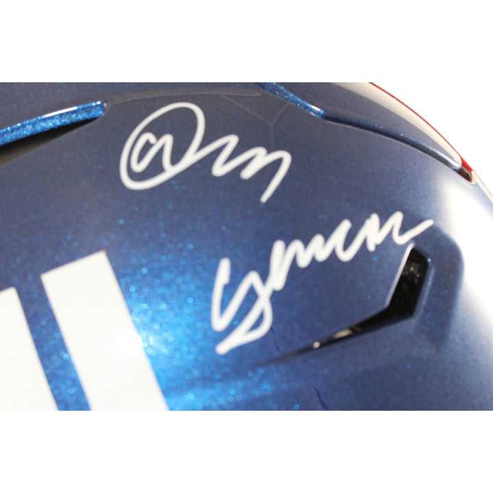 Abdul Carter Autographed New York Giants SpeedFlex Helmet G Men Beckett W 56885