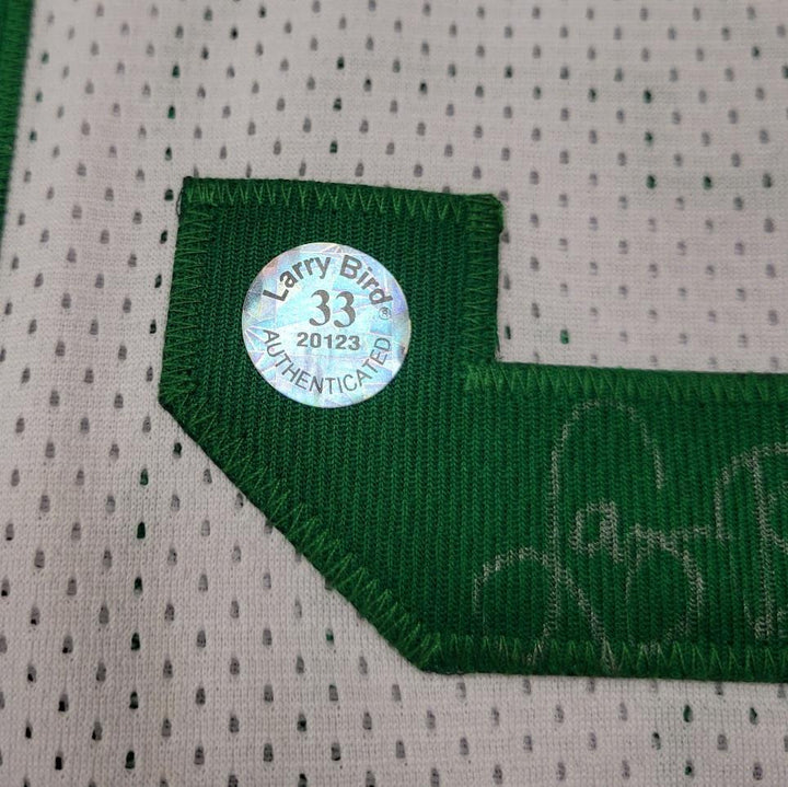Larry Bird signed White Boston Celtics Jersey Autograph ~ Bird Hologram