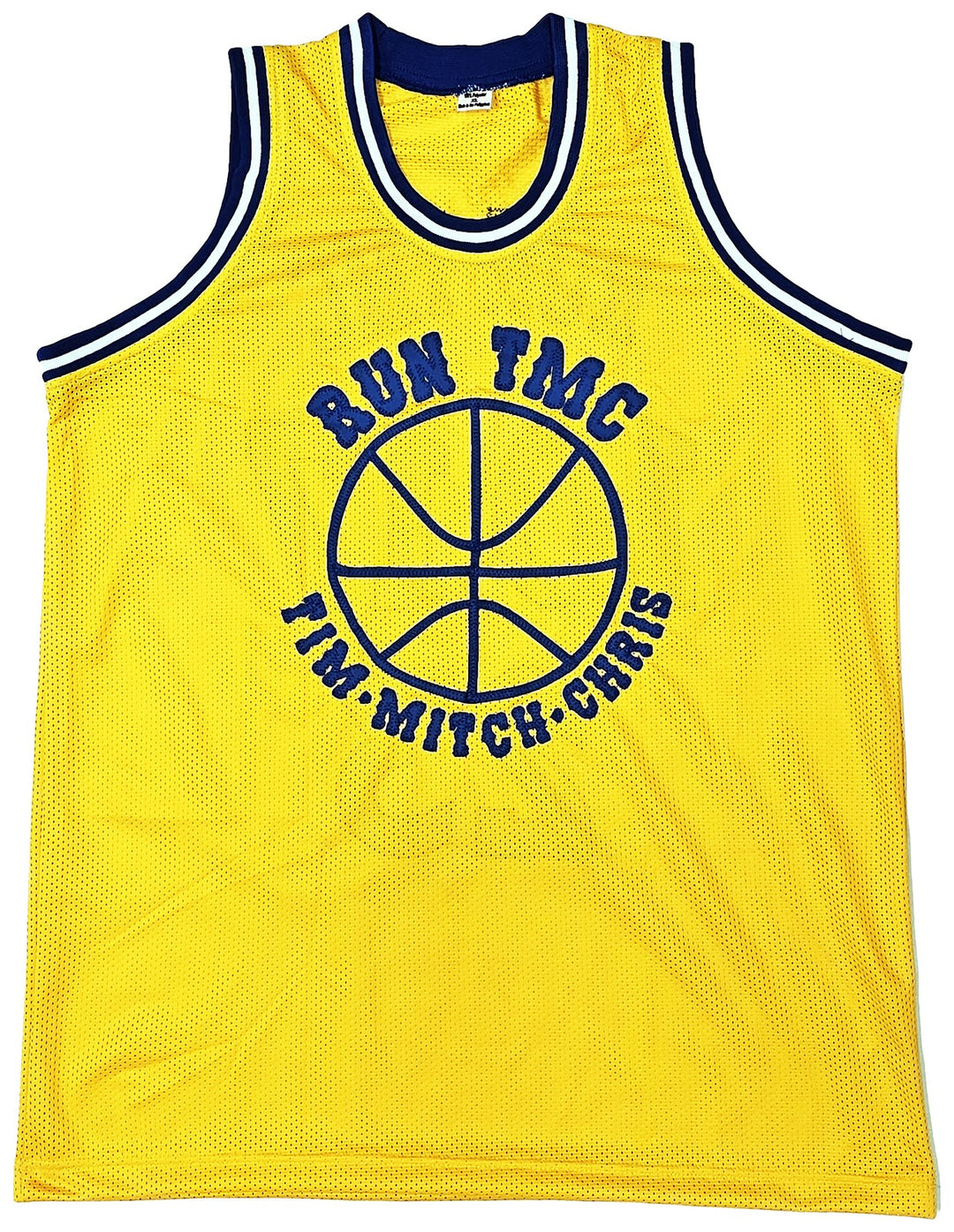 Warriors Chris Mullin, Tim Hardaway & Mitch Richmond Auto Jersey Run TMC Beckett