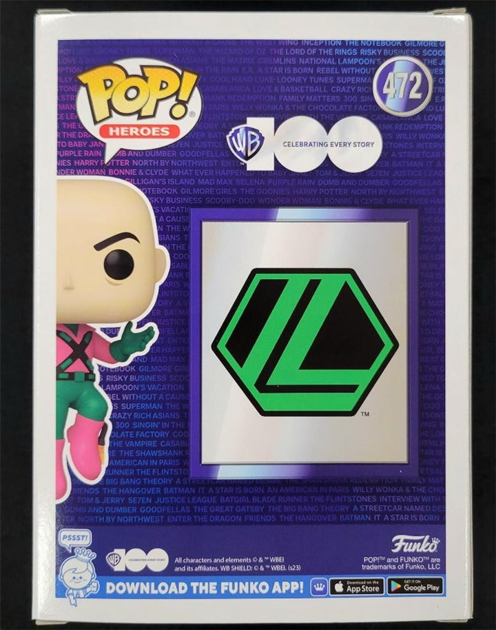 Jesse Eisenberg signed Lex Luthor DC Funko Pop! 472 autograph (B) ~ Beckett BAS