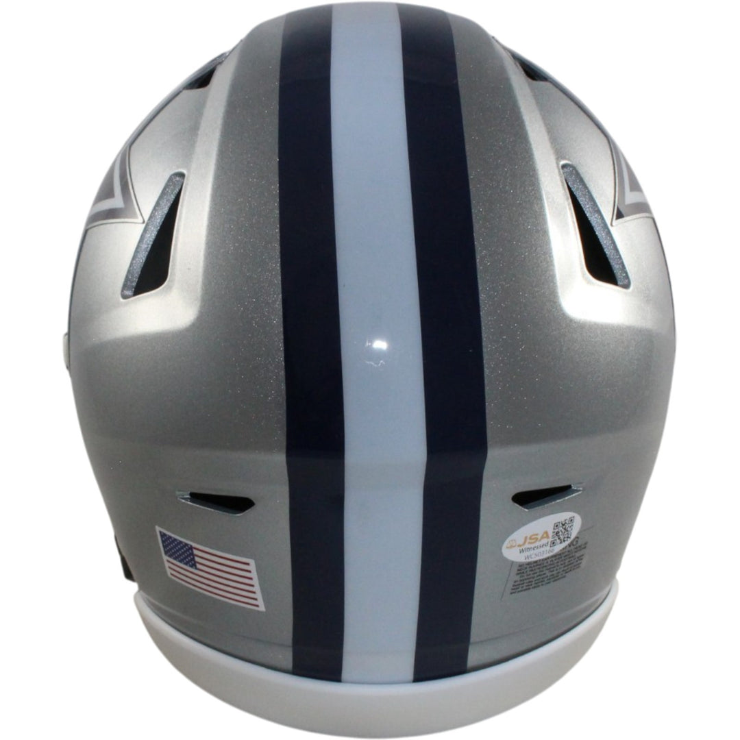 George Pickens Autographed/Signed Dallas Cowboys Mid-Size Midi Helmet JSA 56173