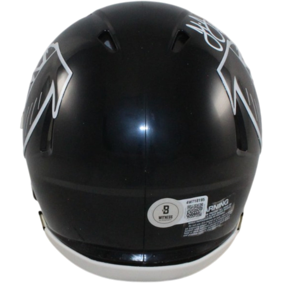 Julio Jones Autographed Atlanta Falcons TB Mini Helmet Beckett Witness 56462