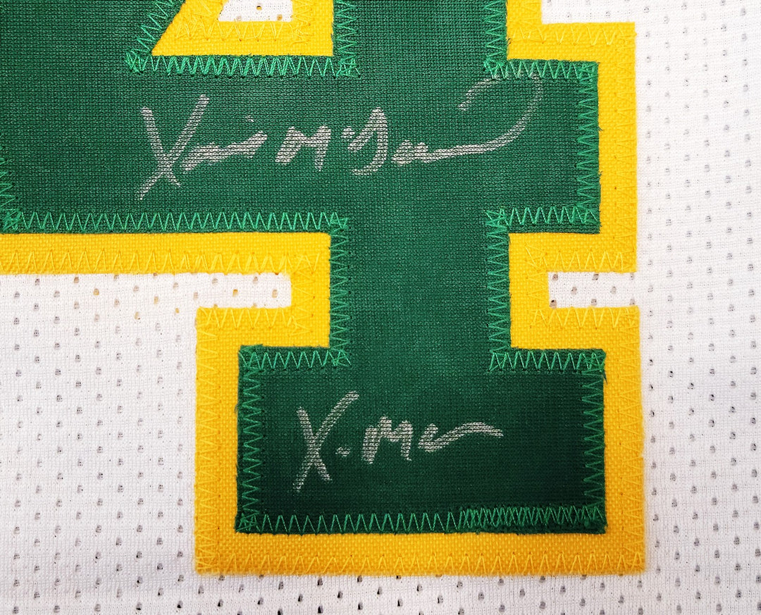 Seattle Supersonics Xavier McDaniel Auto Signed White Jersey "X-Man" MCS Holo