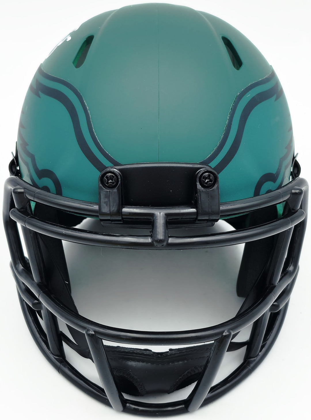 Donovan McNabb Signed Philadelphia Eagles Rave Green Mini Helmet Beckett Witness