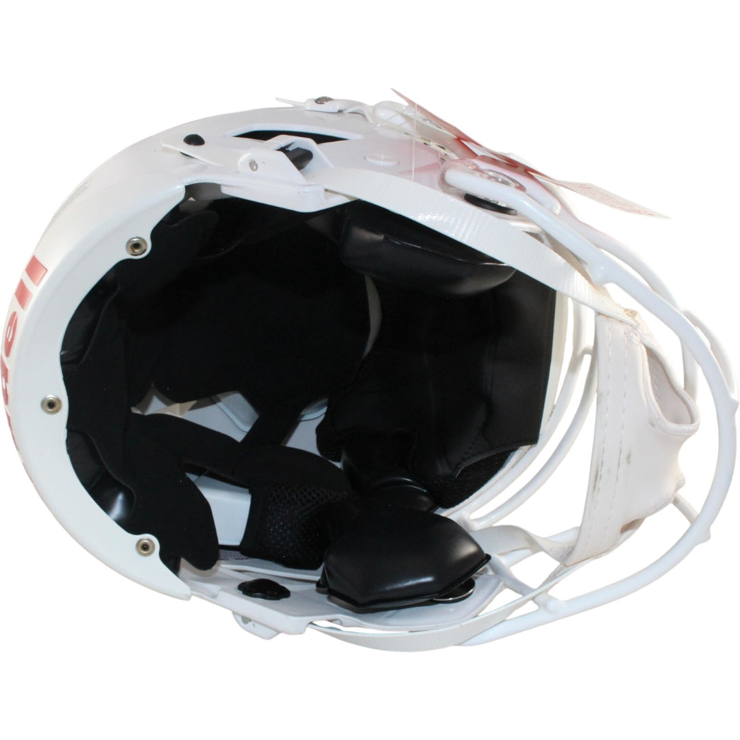 Michael Irvin Autographed Miami Hurricanes SpeedFlex Helmet Beckett 56371