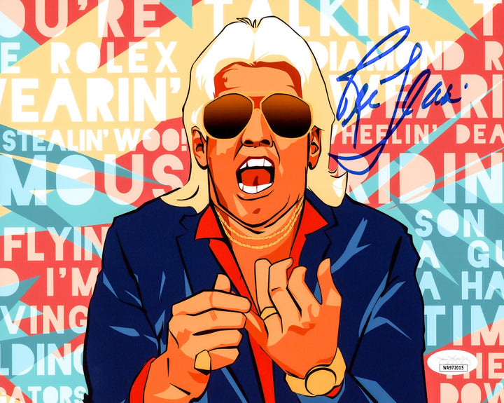 Ric Flair Autographed Signed 8x10 Photo WWE JSA