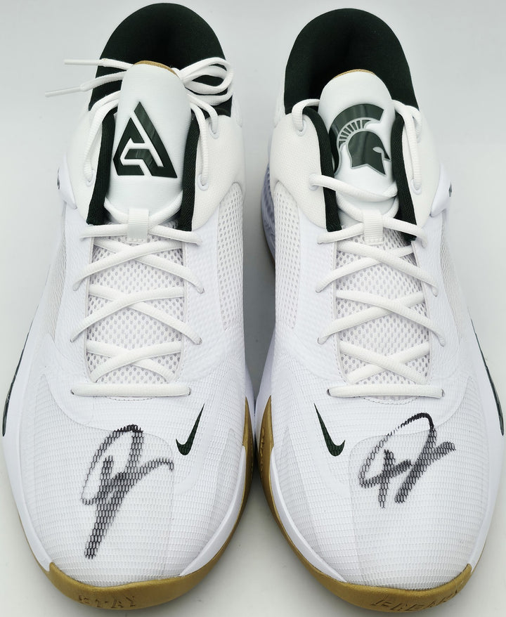 Giannis Auto 2022 (PE) Promo Michigan State Nike Zoom Freak 4 Game Shoes Size 16