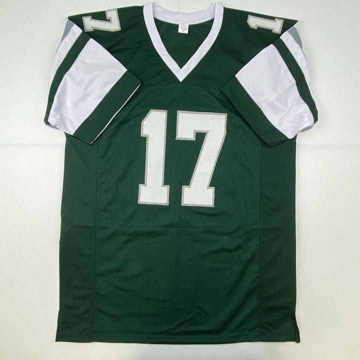 Signed Harold Carmichael HOF 20 Philadelphia Green Jersey JSA COA