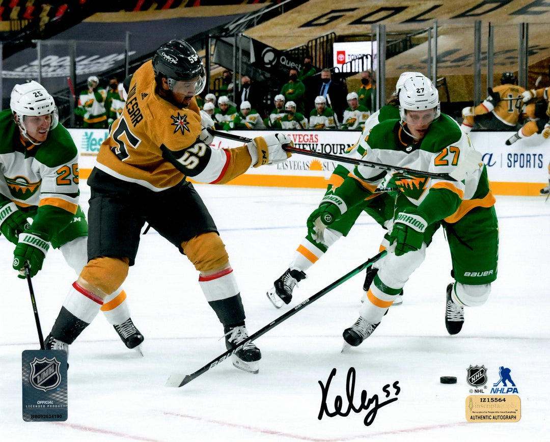 Keegan Kolesar Autographed Vegas Golden Knights 8x10 Photo COA Inscriptagraphs 2