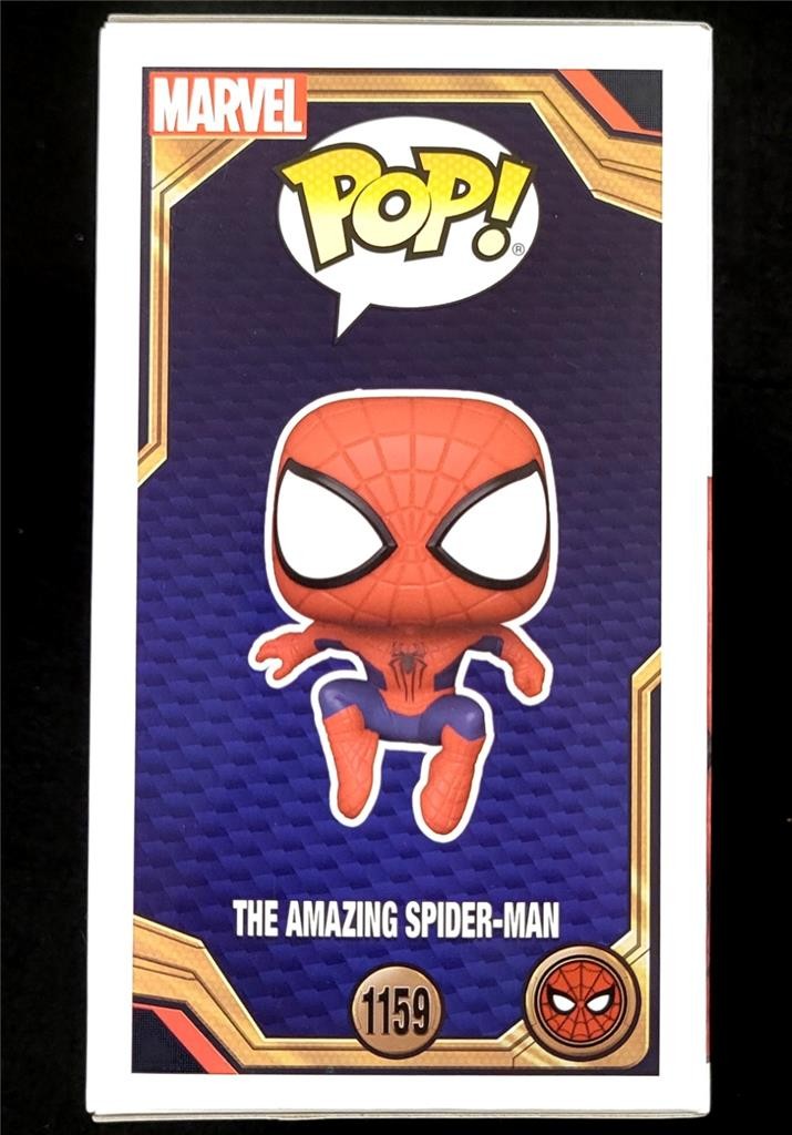 Tobey Maguire signed Amazing Spider-Man Funko Pop 1159 pink auto ~ Beckett BAS