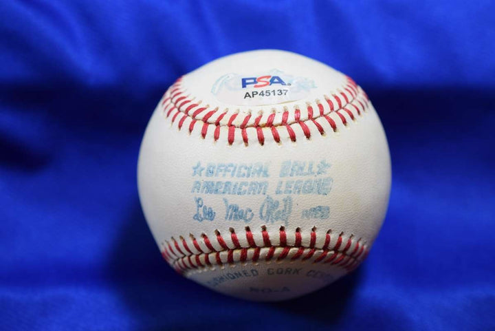 Reggie Jackson PSA DNA Autograph MacPhail American League Signed Baseball