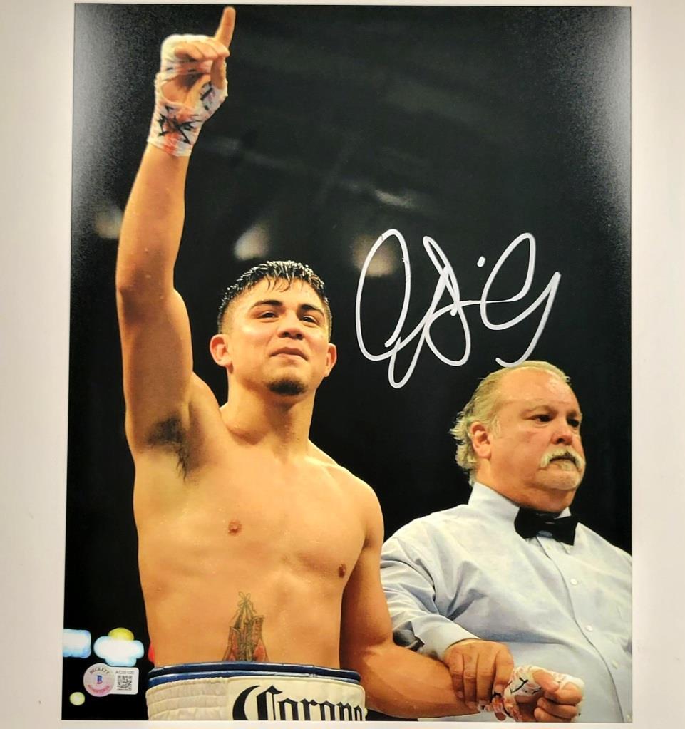 Joseph Diaz Jr. signed 11x14 photo boxing autograph (B) ~ Beckett BAS