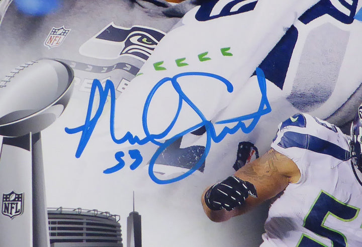 Malcolm Smith Signed 16x20 Photo Seattle Seahawks Super Bowl MCS Holo
