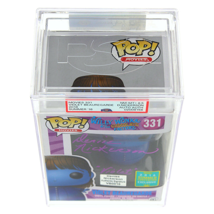 Denise Nickerson Signed Willy Wonka Violet Beauregarde Funko Pop #331 PSA/DNA