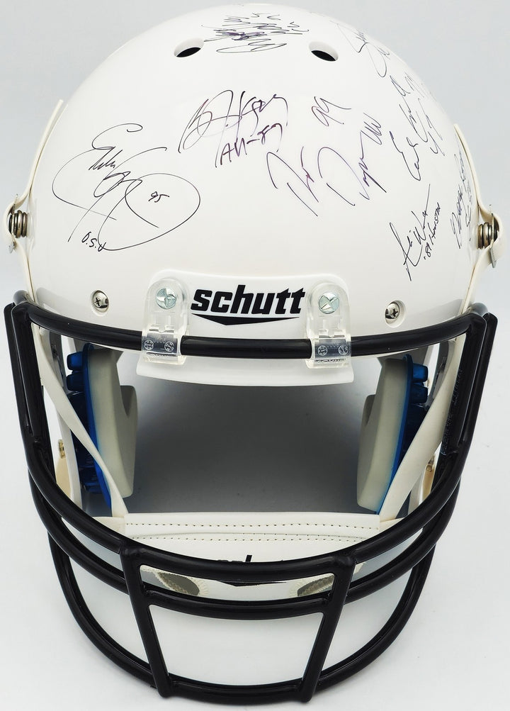 CFB Heisman Winners Signed Shutt Auth FS Helmet 24 Sigs Barry Sanders Steiner