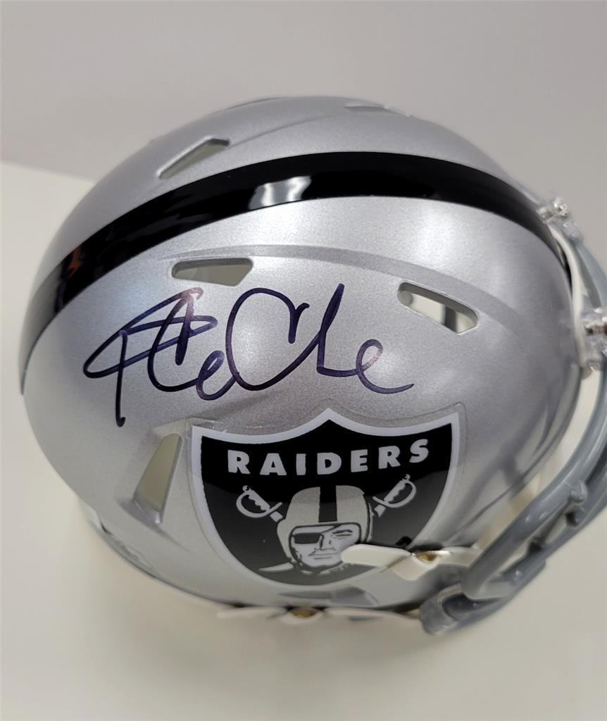 Ice Cube signed Raiders Mini Helmet autograph NWA Rap ~ Beckett BAS