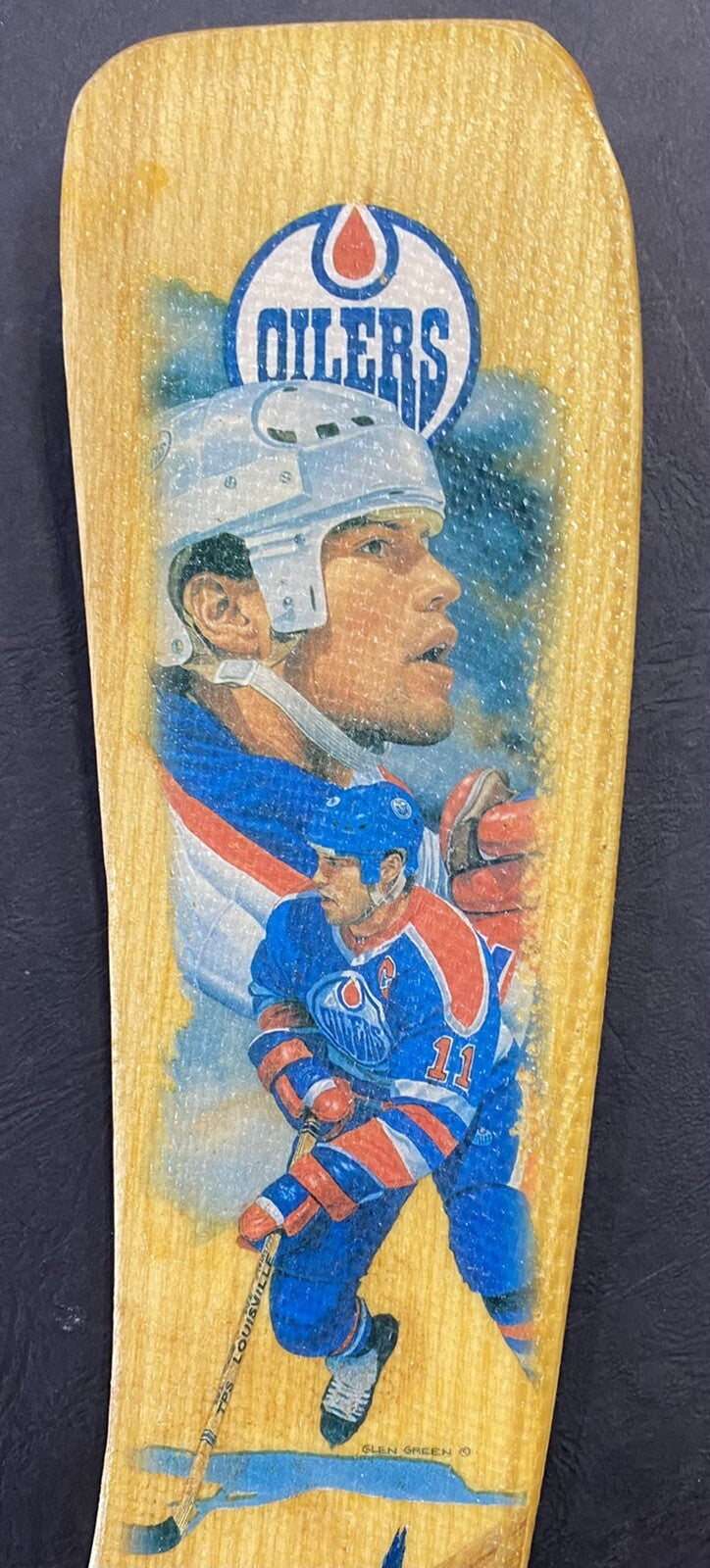Mark Messier Signed Limited Oilers 1990 Painted HOCKEY Stick Steiner Auto Coa